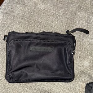 Tommy Hilfiger Black Wristlet Nylon 7”w x 5”h Amazing Condition